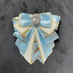 Cosplay Bowknot Tie Lolita Gadget Bow Brooch Pin Ribbon Clothing Accessories Ita Bags Decoration