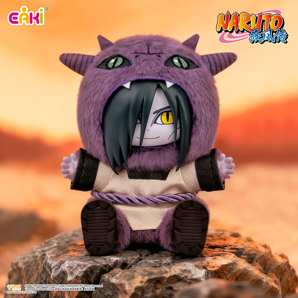 Neue Original EAKI Naruto Blind Box Sitzende Serie Weiche Überraschungspuppen Orochimaru Spielzeug Sammlerstücke Feiertagsgeschenke für Anime-Fans