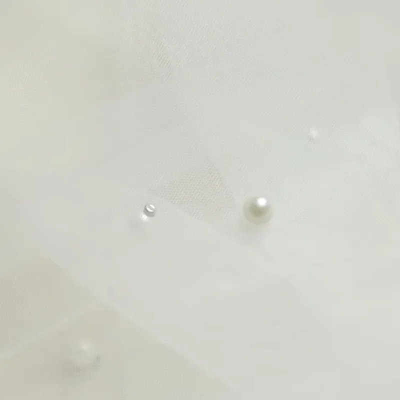 

Нежная жемчужная сетка для ногтей, белая мягкая высококачественная сетка для фотосъемки, свадебное платье, головные уборы, ткань «сделай сам» для особых случаев