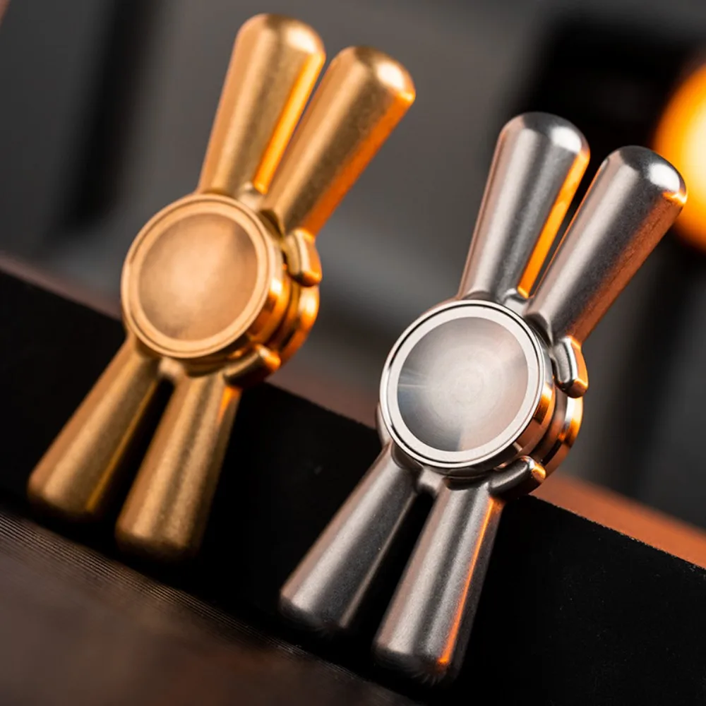 QINGCHAO EDC KAME Fidget Spinner Brass Fidget Toys For Adults Stress Relief Toy Office Desk Accessories