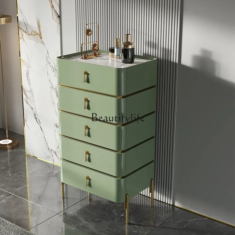 

XX39Italian light luxury chest of drawers bedroom minimalist household bedside storage locker