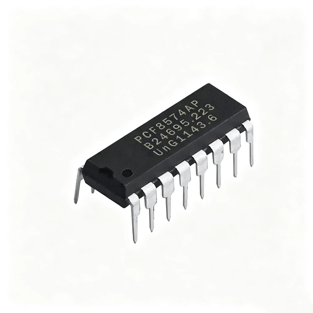 5PCS/lot PCF8574P DIP16 PCF8574 8574P DIP PCF8574AP  DIP-16 original IC In Stock