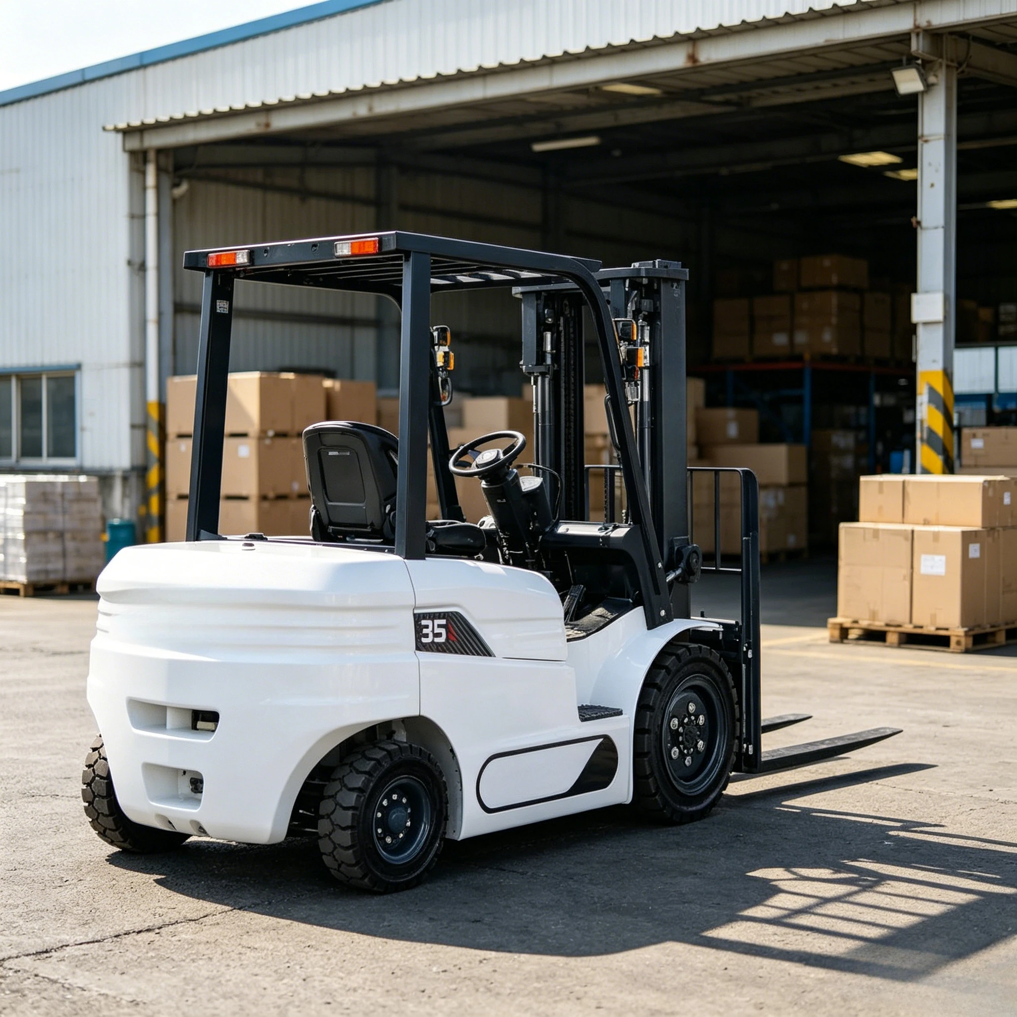 New Energy Multifunctional 3ton Small Electric Forklift with Lithium Battery FWD 4.2m Lift Height Lithium Ion Battery Customized