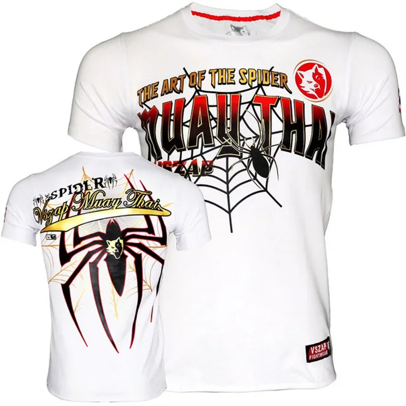 

Brazilian Jiu-Jitsu Men'S Jiu-Jitsu Mma Compression 3Dt Shirt Top Short Sleeve Boxing Training Muay Thai Fashion Casual T Shirt