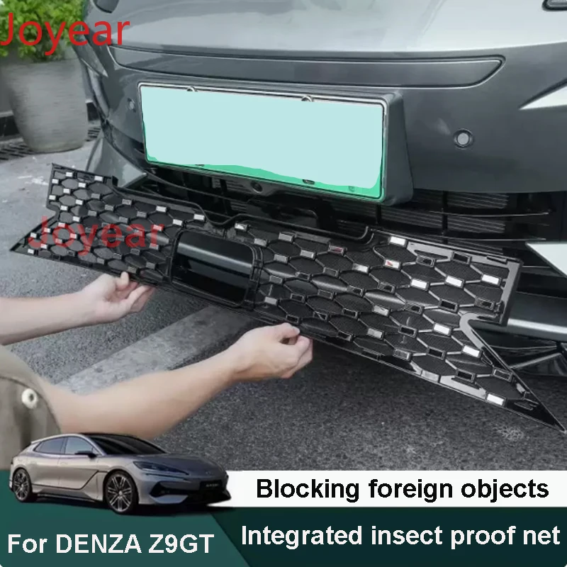 

For DENZA Z9 GT 2024-2025 Car Mantianxing Insect Proof Net Front Grille with Non Removable Protective Modification Accessory