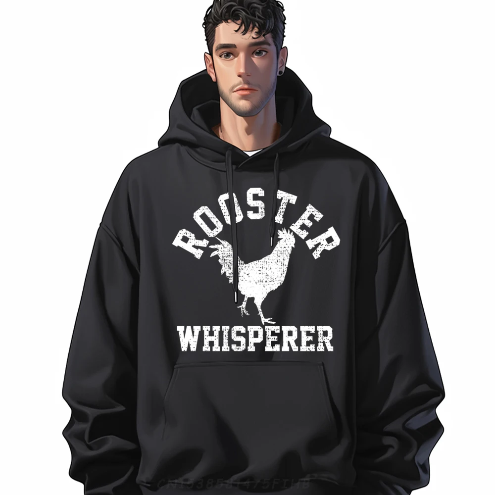 

Chicken Shirtschicken Rooster Whisperer Farmer O-Neck Hoodies Christmas Letter Sweatshirt Long Sleeve Special Sweatshirt Mens