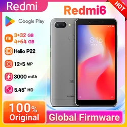 Xiaomi Redmi 6 Smartphone  googleplay Mobile Phone 5.45