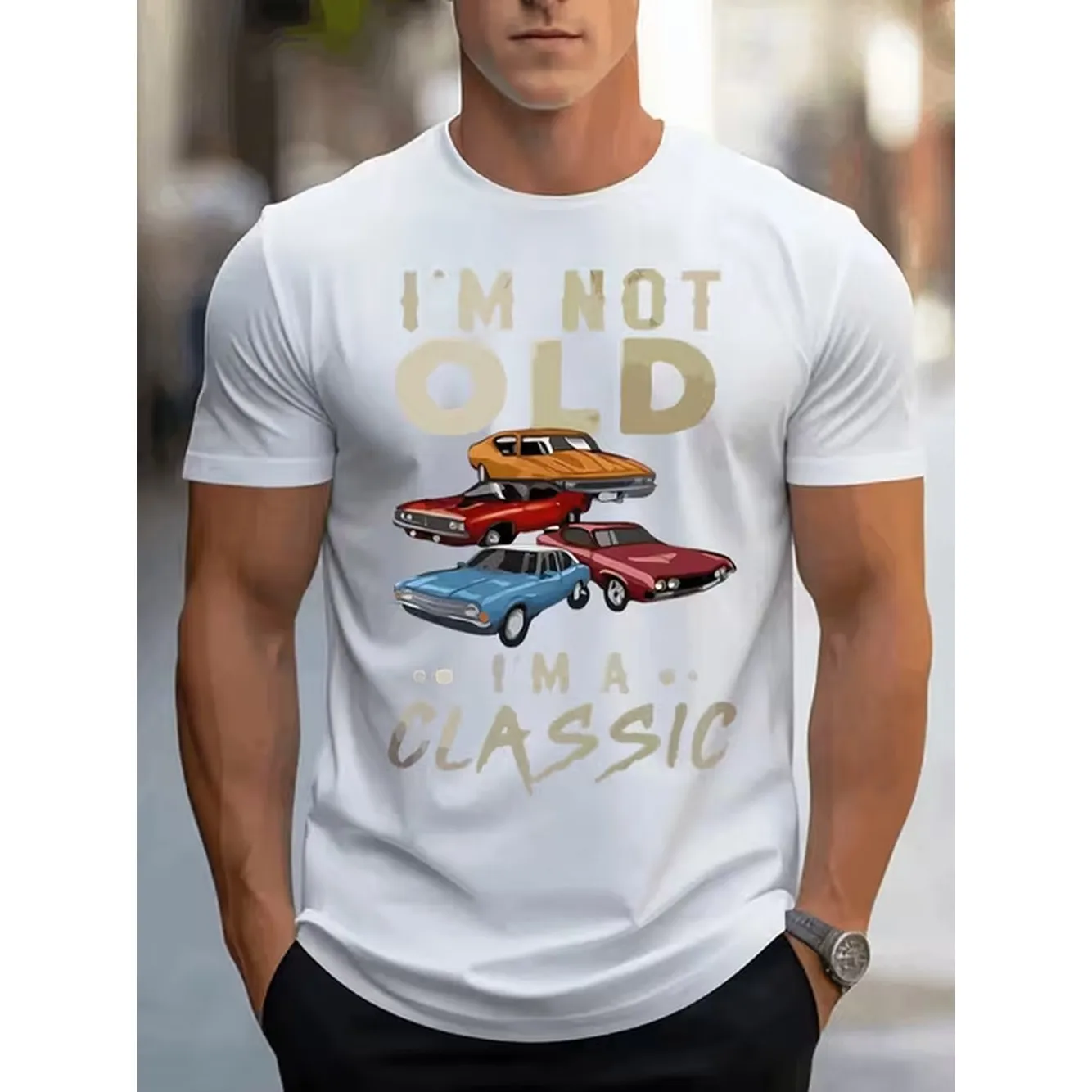 item picture i am not old i classic graphic print t shirt for men casual short sleeve tee 1 pcs 100 heavy cotton comfortable crew neck soft adorable tees tops