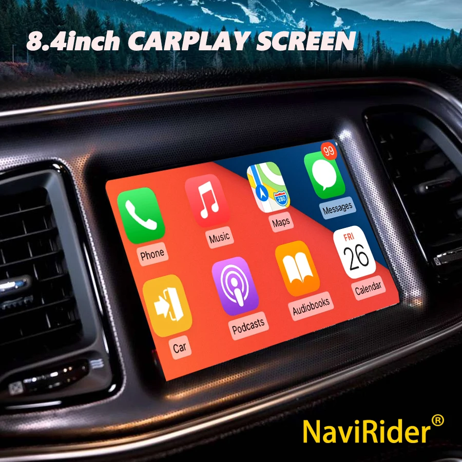 Android For Dodge Charger 2015 - 2023 Stereo 8.4inch Car Radio Screen Multimedia Video Player GPS Carplay Navigation Head Unit