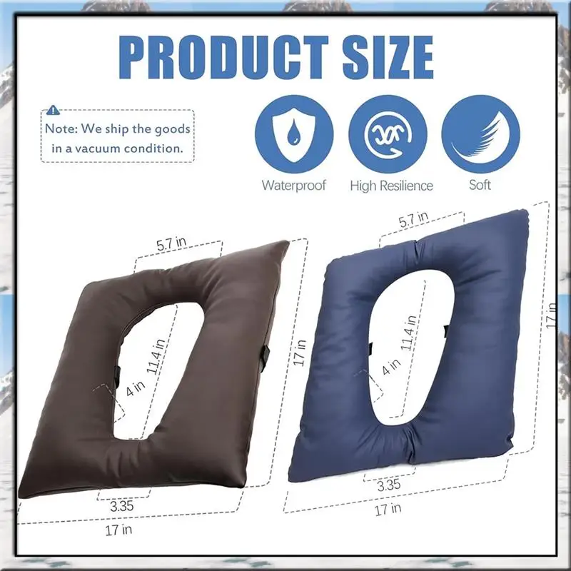 

AS59 - Подушка для прикроватного комода из искусственной кожи с фиксирующими ремнями для сиденья для душа для пожилых людей, коричневый