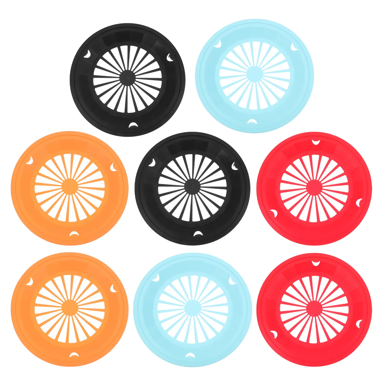 

8Pcs Reusable Plastic Paper Plate Holders Portable 9 Inch Base for Camping Bbq Picnic Outdoor Party Sturdy Non Tip