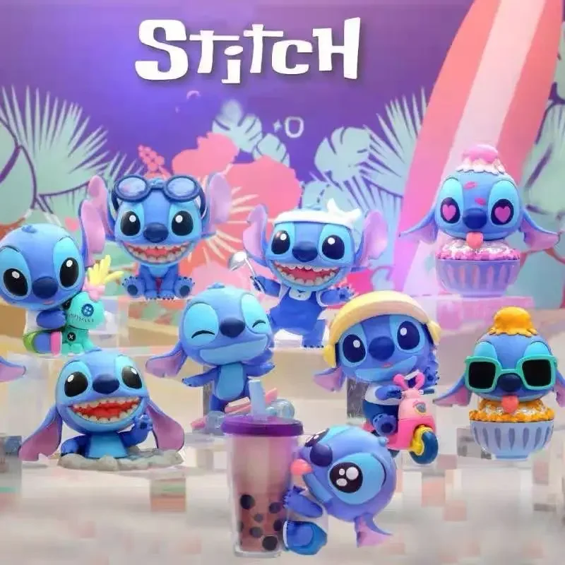 

Stitch Blind Box Toys Cute Anime Figure Kawaii Model Toy Cartoon Desktop Decoration Mystery Box Collection Kid Birthday Gift