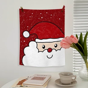 Weihnachts Wand Wandteppich hängende Stoff Bod Bänder Zimmer Wand Schlafzimmer Schlafzimmer Schlafzimmer Dekoration Tapiz ASY 이 이 10 Hauptverkaufs -Weihnachtstapestry - №4