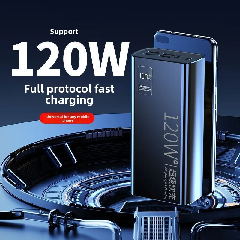 Power Bank Fast Charging 120W 20000mAh/30000mAh/50000mAh Portable Charger External Battery for IPad IPhone17 Xiaomi  Powerbank - view 6