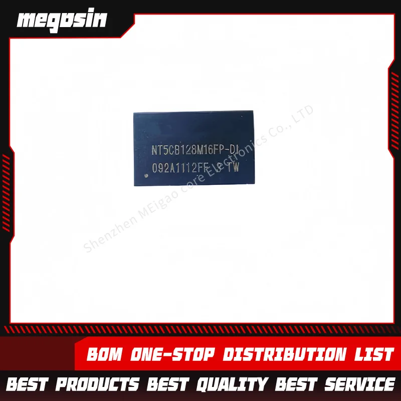 10PCS/LOT NT5CB128M16FP-DI NT5CB128M16 FBGA96  128M Memory chip