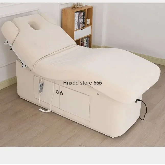 High-grade latex electric beauty bed, special massage constant temperature heating physiotherapy bed for beauty salons