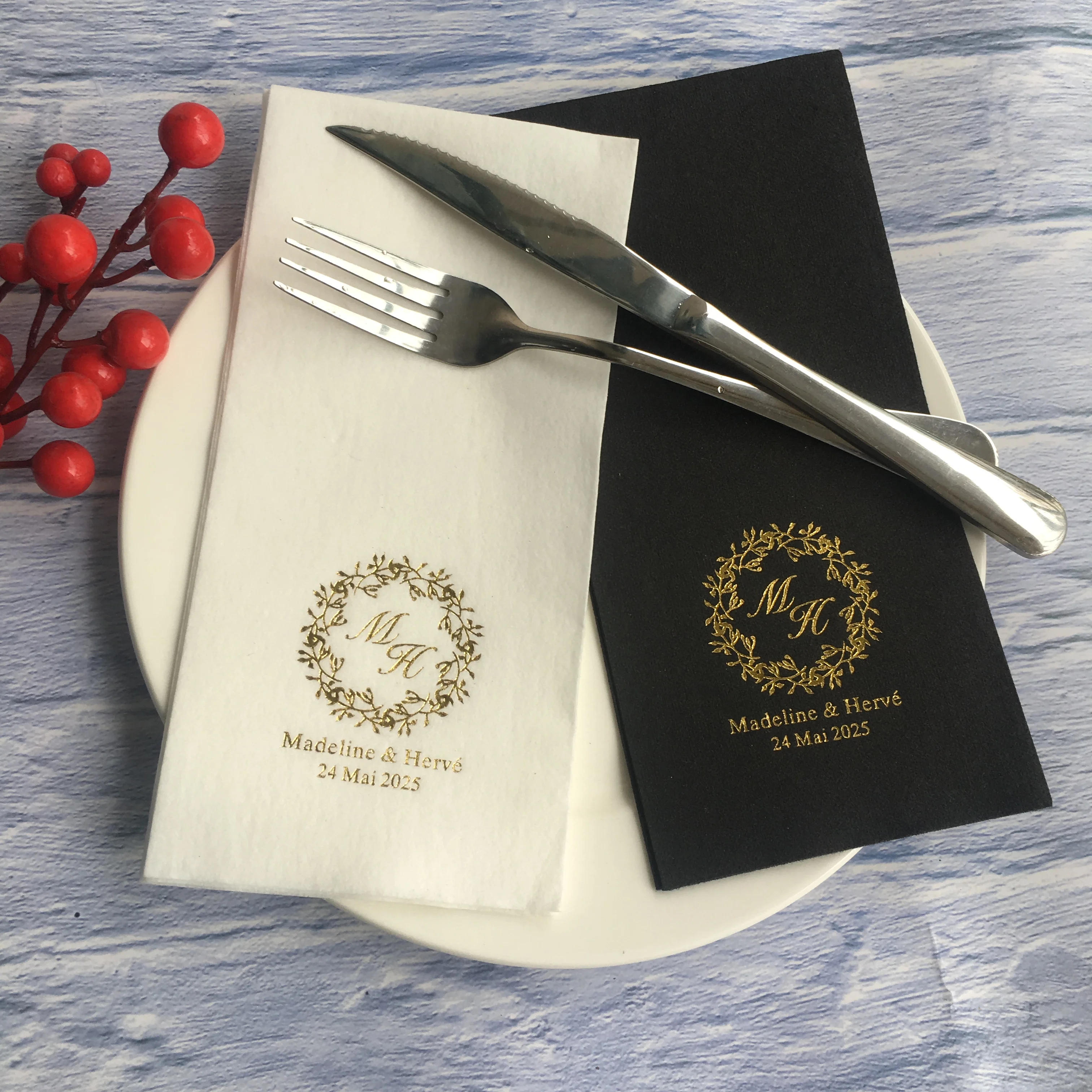 90Pcs Monogram Foil… - image