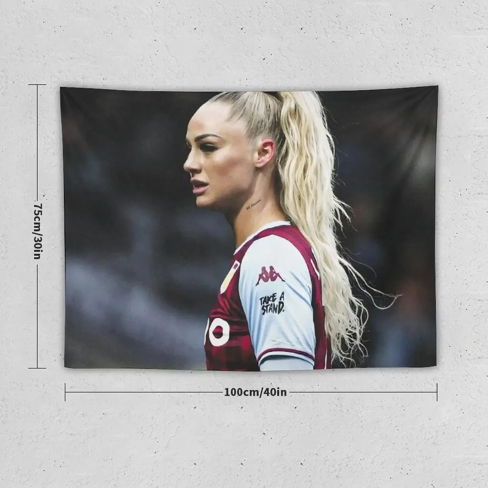 Alisha Lehmann Sweet Swiss Footballer Tapestry Funny Decoration For Bedroom Tapestry