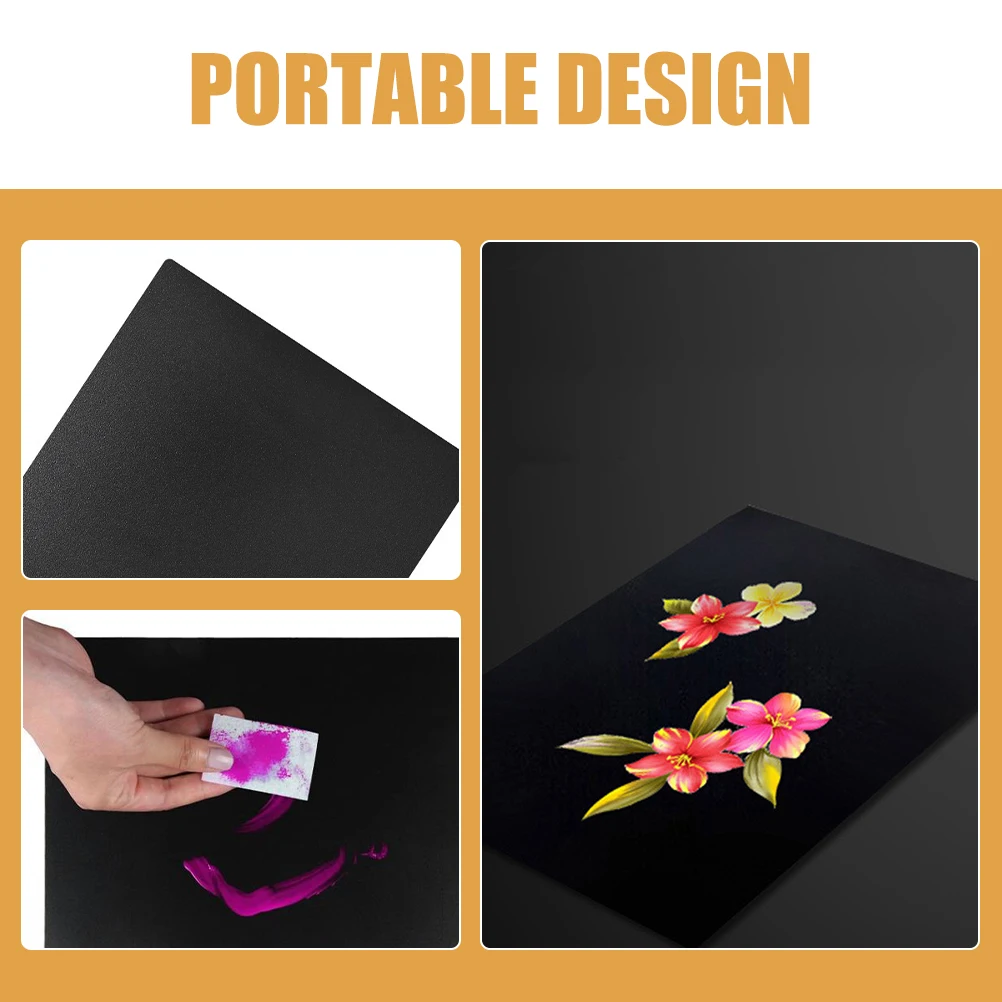 

15Pcs Reusable Nail Art Palette Washable Color Mixing Plate for Nail Polish Acrylic Oil Painting Portable Practice Board