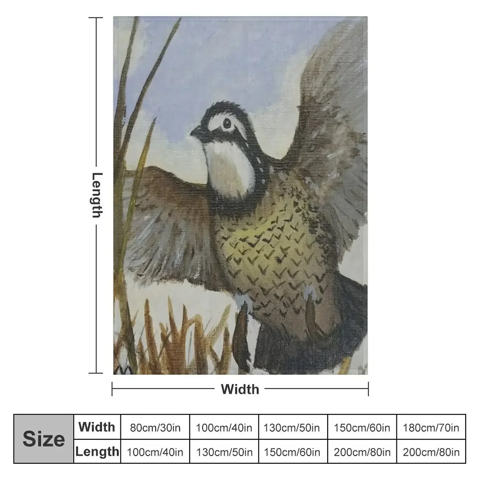 Bobwhite Quail Flushed Throw Blanket Thermals For Travel Decorative Sofa Flannel Weighted Blankets
