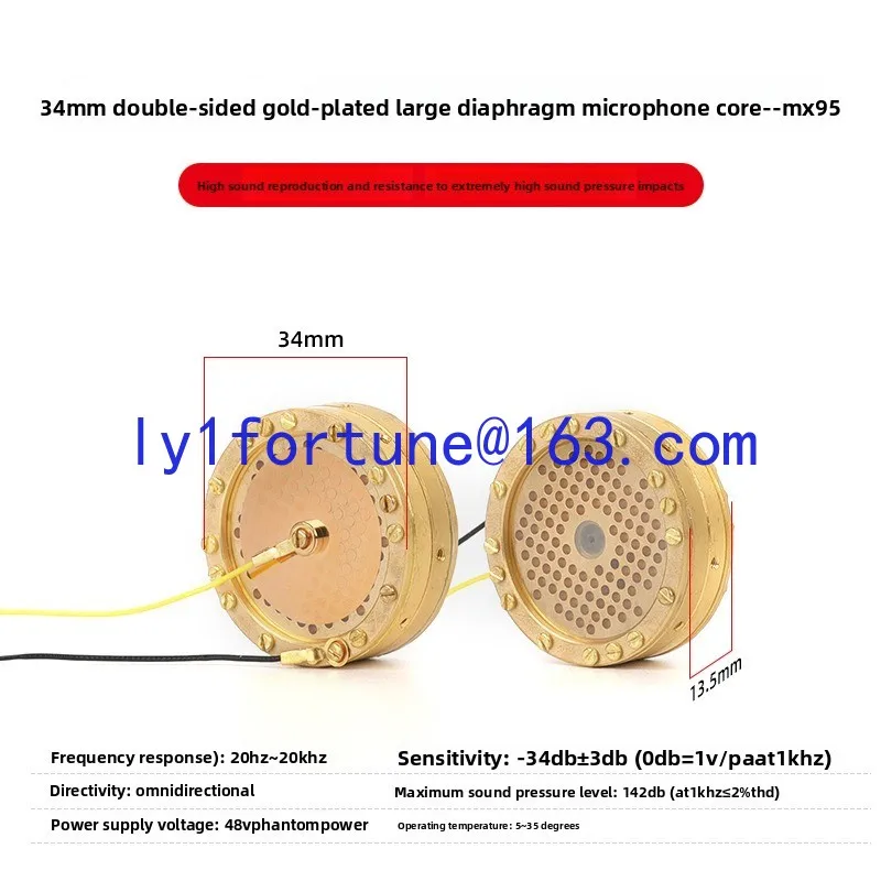 Microphone Head Circuit Board Repair Assembly Upgrade Electret Pickup Noise Reduction Microphone Diaphragm Mic Core