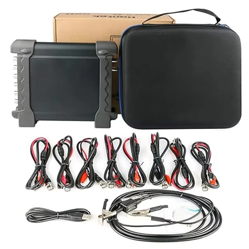 1008C+ 8CH Automotive Diagnostic PC Oscilloscope 2.4MSa/s USB 2.0 Bandwidth 100K Program Generator