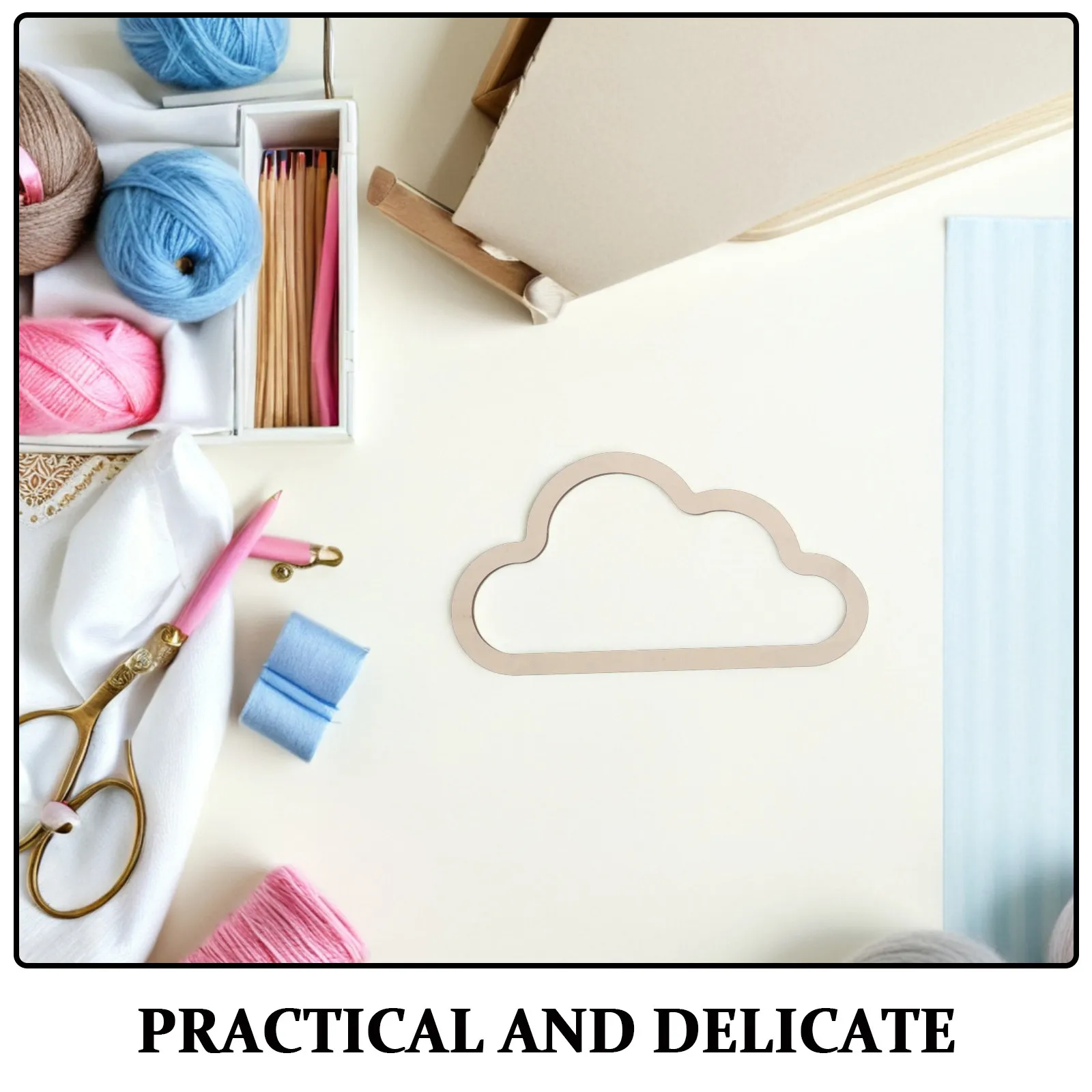 14Pcs Wooden Cloud Dream Catcher Rings DIY Unfinished Craft Hoops Floral Wreath Base Handmade Hoop Wreath Frame Hanging Bedroom