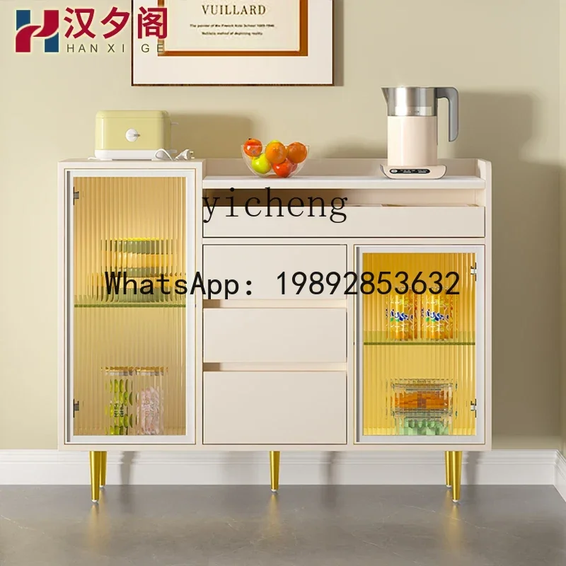 dining side cabinet integrated against the wall living room tea cabinet kettle integrated kitchen storage cabinet