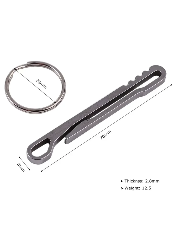 Pocket Key Dangler Key Ring Chain Money Waist Belt Clip Organizer Hanging Snap Buckle Carabiner Quick Draw Hook MOLLE Backpack