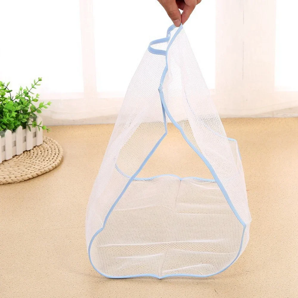 Picture 7: Pillow Drying Racks Hanging Net Clothes Rack Folded Mesh Clothes Drying Net Rack Lay Flat Dry Hanger Indoor Outdoor Towel Rack