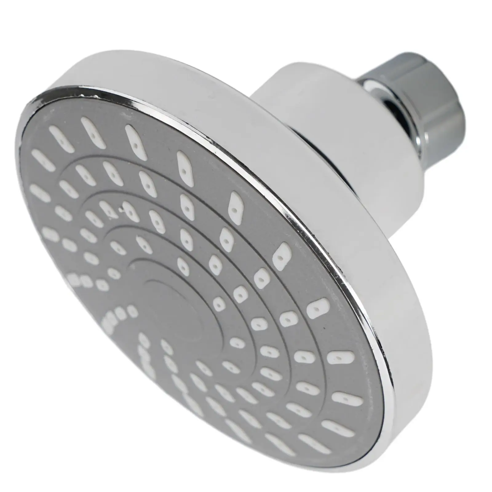 High-pressure Shower Head Sprayer Adjustable Rainfall Wall-Mounted Chrome ABS Plastic Shower Heads Bathroom Fixture Accessories