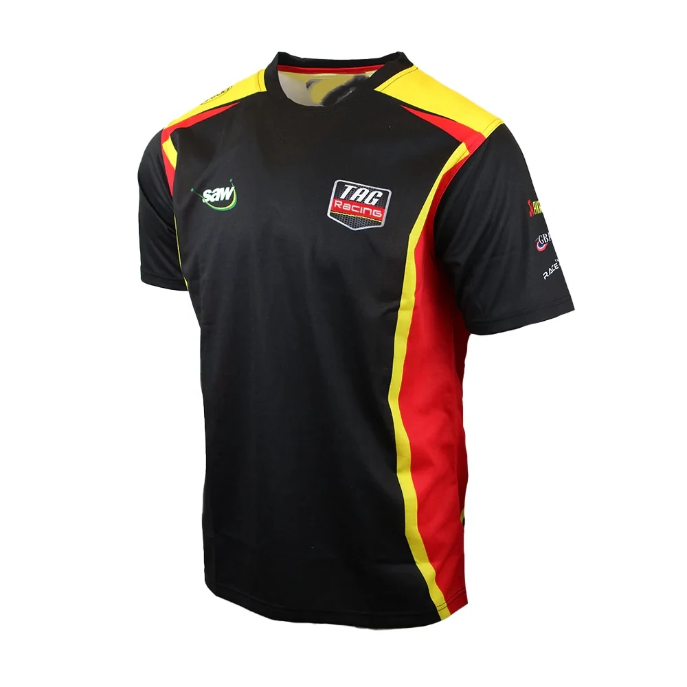 Summer 3D Digital Print TAG Racing Fans 2026 Breathable Sportwear Casual Round Neck Short Sleeve