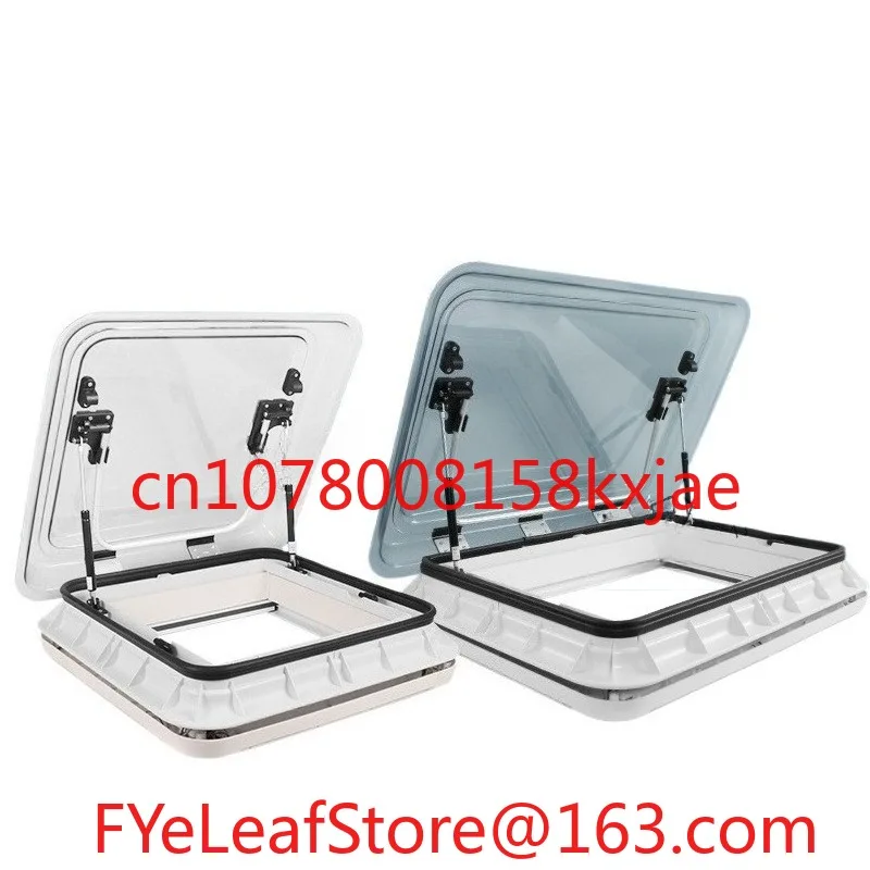 

RV sunroof modification accessories acrylic double-layer thickened roof ventilation window with sunshade and anti-mosquito net