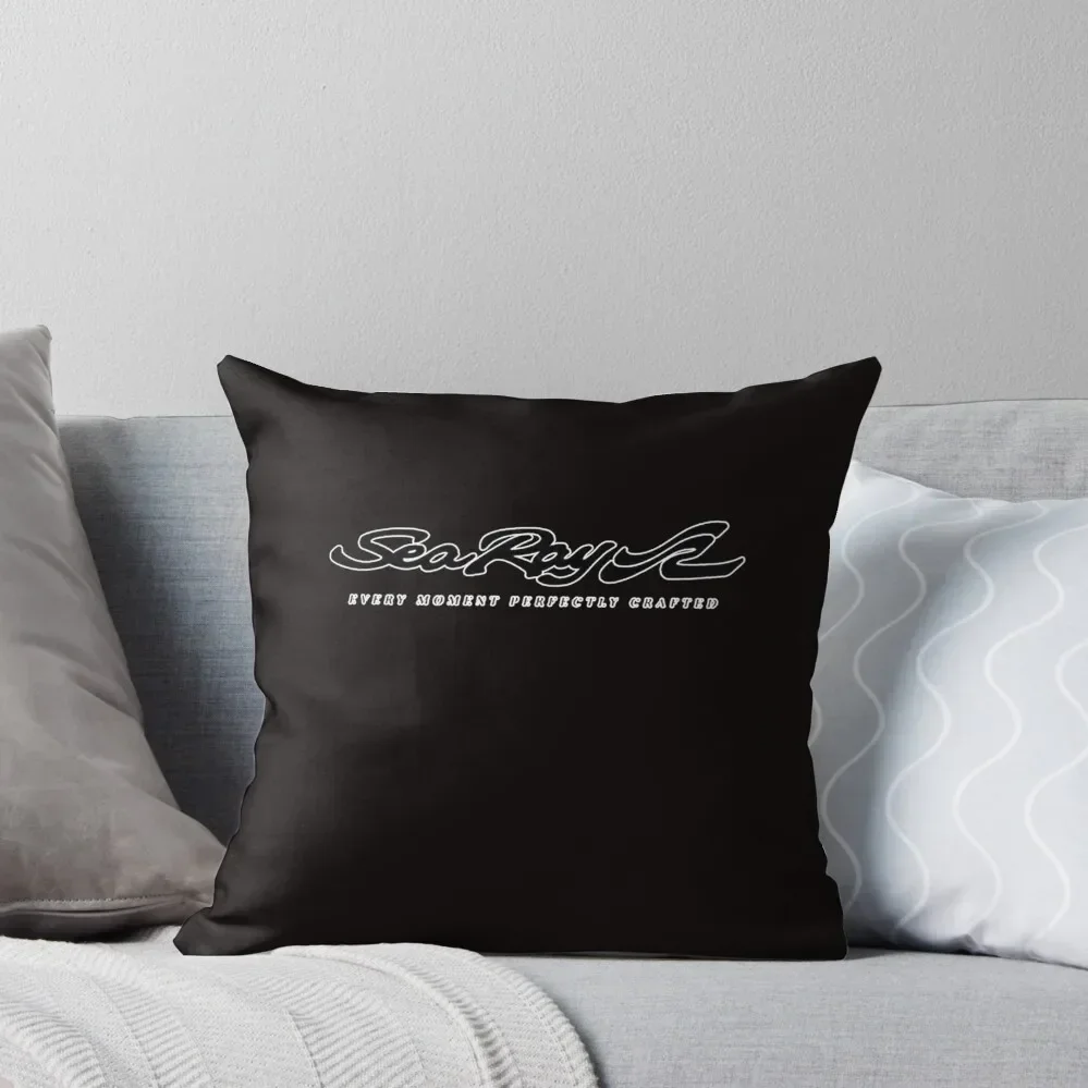 Sea Ray Boat Black Letter Logo Essential T-Shirt Throw Pillow Throw Pillow Sofa Cushion Cover pillow