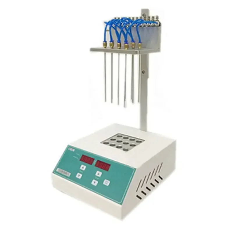 12 Holes Laboratory Nitrogen Evaporator Sample Concentrator for Biological Chemical Sample Concentration Laboratory Sample Prepa