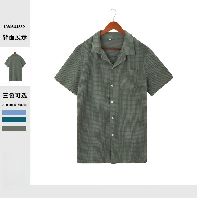 

Spring New Casual Linen Shirts Mens Long Sleeve Button-up Turn-down Collar Shirt Seaside Beach Vintage Men Solid Color Cardigans
