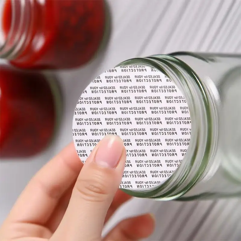 200 قطعة 20 مللي متر-82 مللي متر ذاتية اللصق رغوة حساسة للضغط غطاء عازل بطانة مقاومة للعبث الأختام بطانة ل وعاء زجاجة جرة التجميل #1