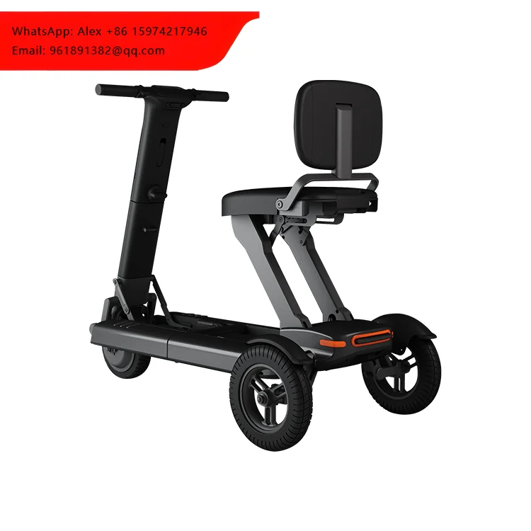 

Relync Electric Tricycle Handicapped Elderly Mobility Scooter With Brushless Motor Aluminum Alloy Frame 120kg Capacity