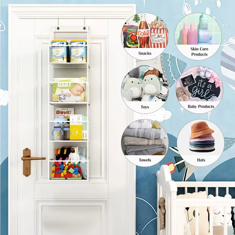 حقيبة التخزين غرفة تخزين المنزل الطبقات 4-Layer تخزين حقيبة للحمل خزانة تخزين الحمام تخزين المطبخ تخزين حقيبة للحمل #5