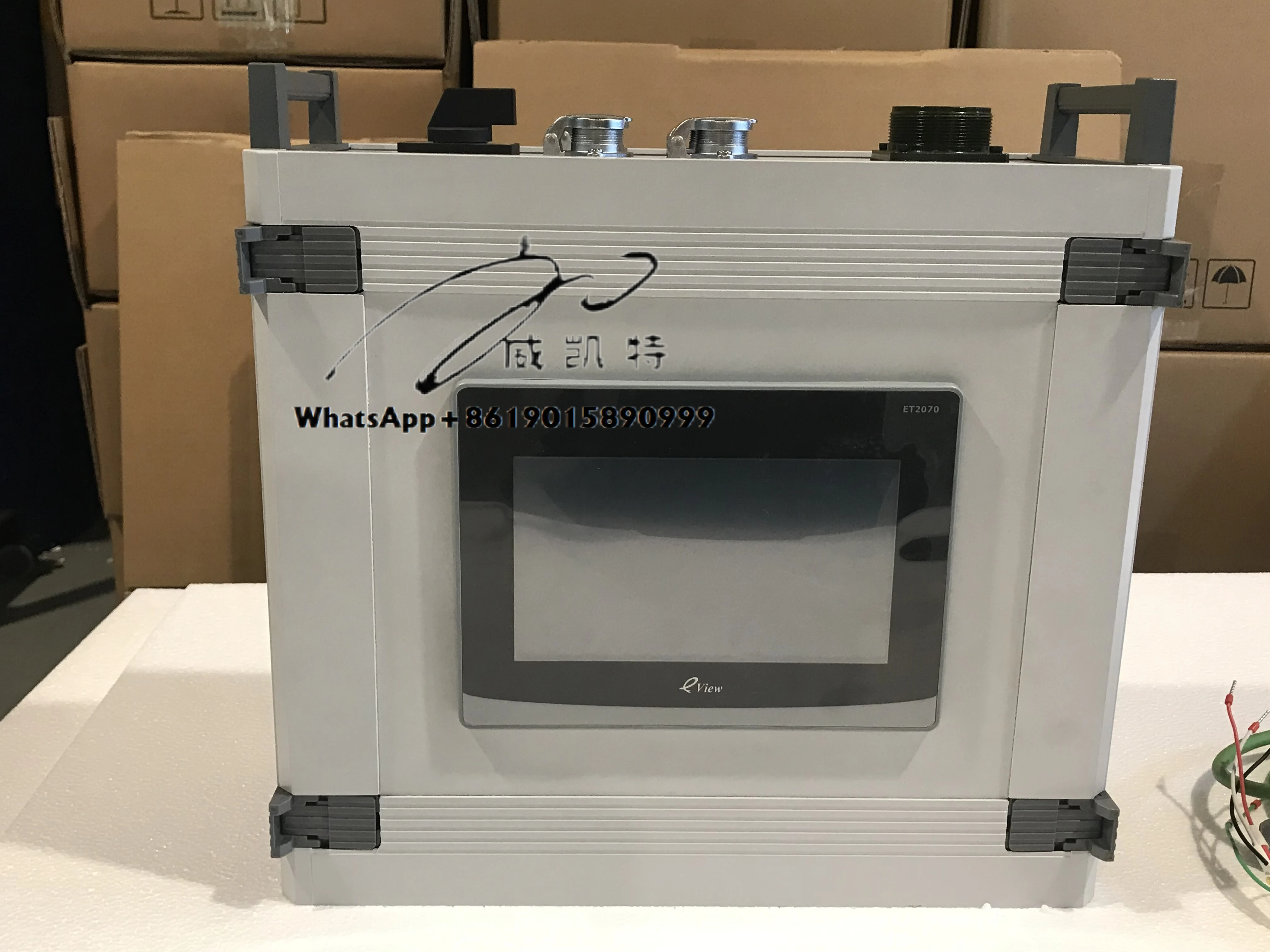 4th Axis CNC Rotary Table Parts PLC Controlled Single Axis Controller Touchscreen