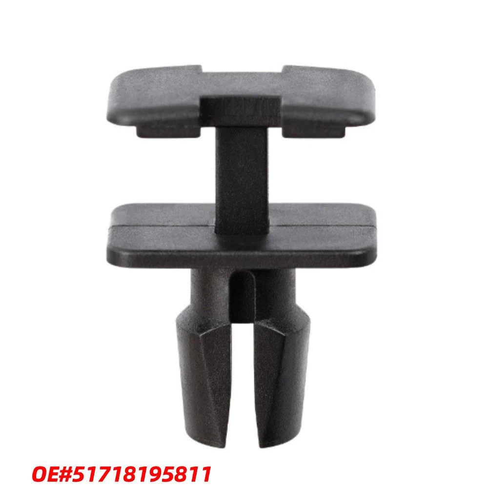 النايلون القلنسوة العلوي برشام دفع نوع التجنيب كليب لسيارات BMW E32 E38 F25 X3 51718195811 الزجاج الأمامي القلنسوة أو لوحة Scuttle #3