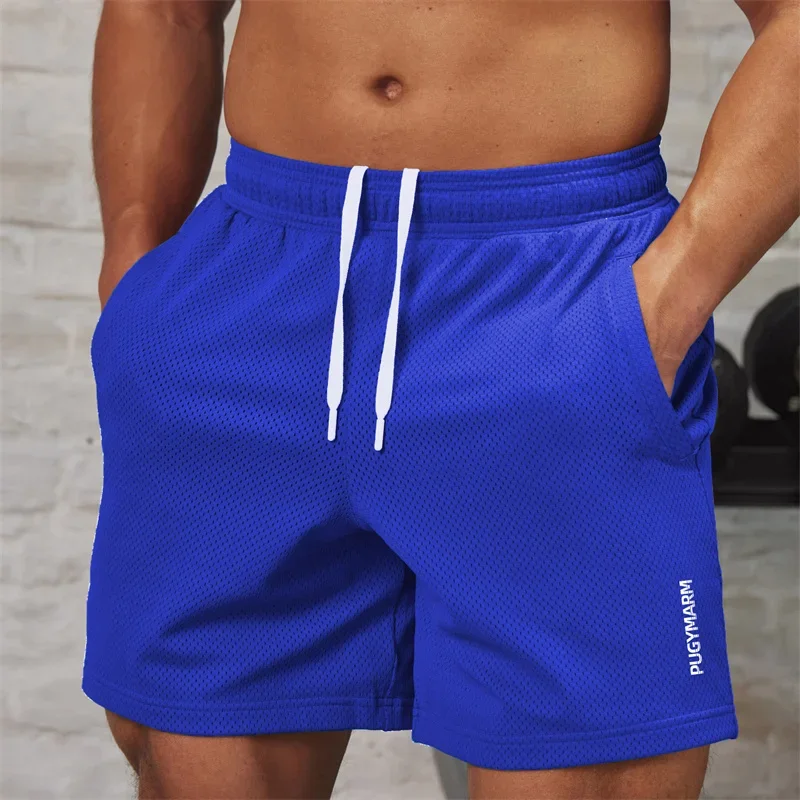 

Men's shorts Summer Gym Workout Running shorts Quick Drying Loose basketball pants training Mesh beach Breathable Sports Shorts