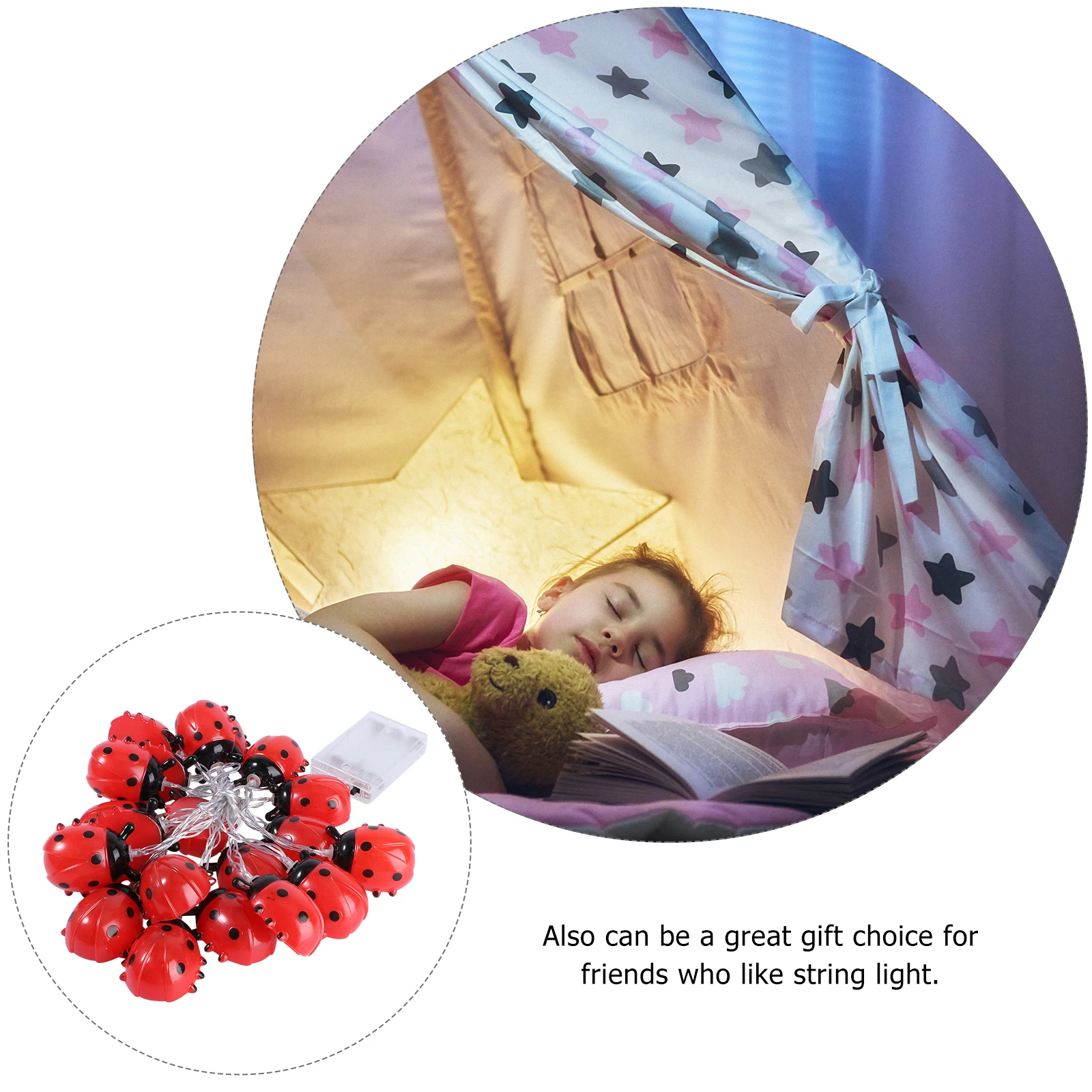 

1pc LED String Waterproof Creative String Light for Party Festival Bedroom Decorative Lighting DIY