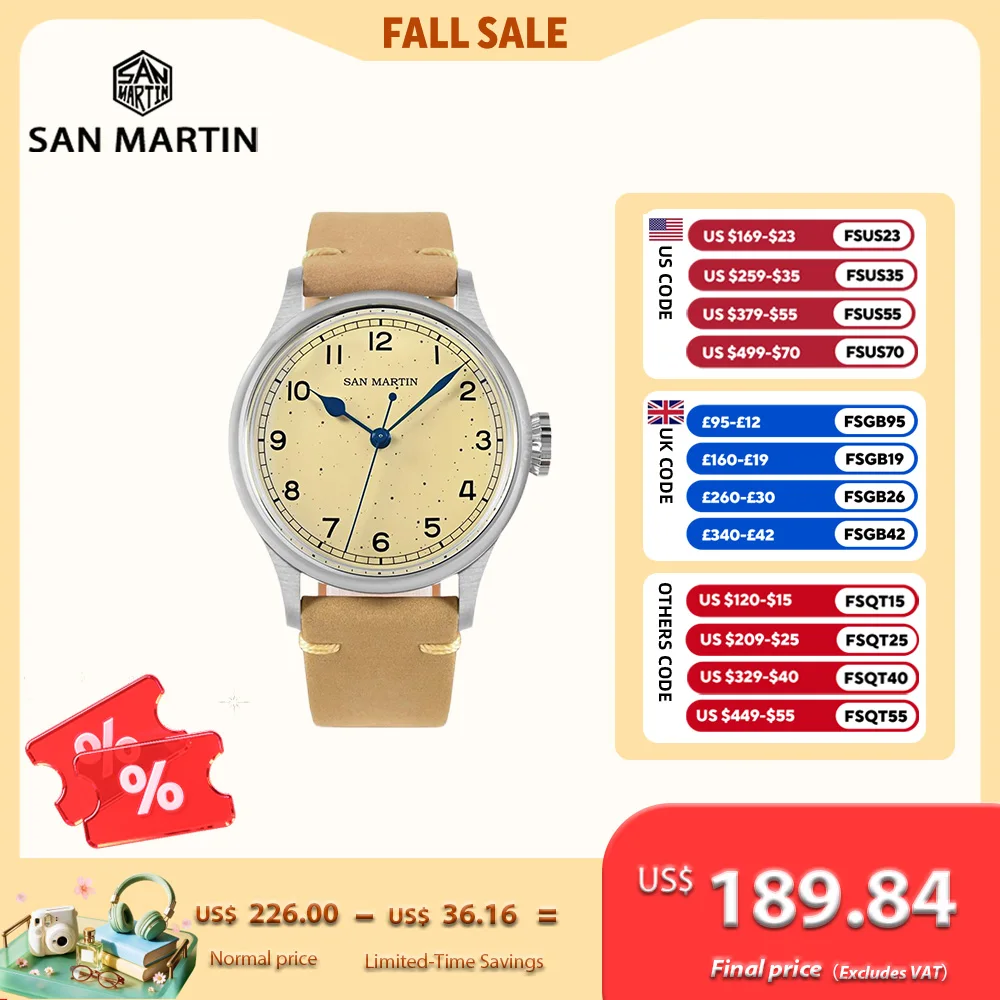 Seiko Watch Presage - San Martin 38.5mm Sproeten Horloge Voor
