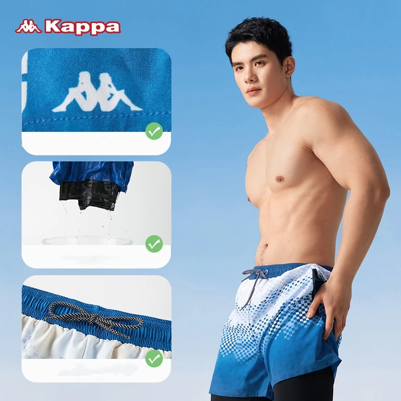 Men Professional Outdoor Water Sports Beach Surfing Swim Trunks UV Protection Quick-Dry Bathing Athletic Board Shorts Briefs