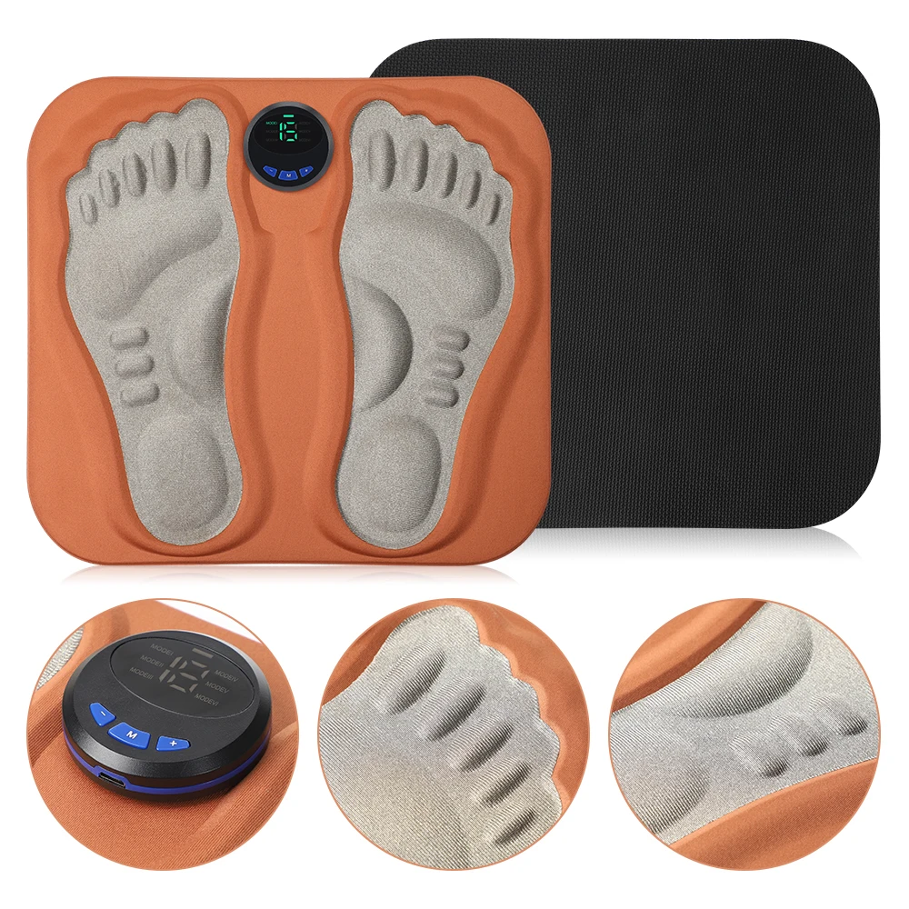 

3D Smart Foot Massage Pad 6 Modes 15 Levels Foldable Accupressure Relax Muscles Physiotherapy Foot Helper Relaxation Foot Pad