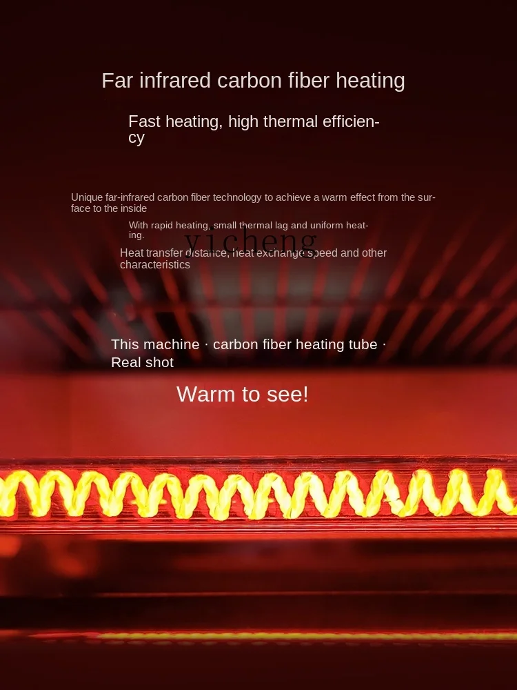 Calentador eléctrico de fibra de carbono para el hogar, estufa de asar, artefacto de calentamiento rápido para toda la casa, ahorro de energía, XL