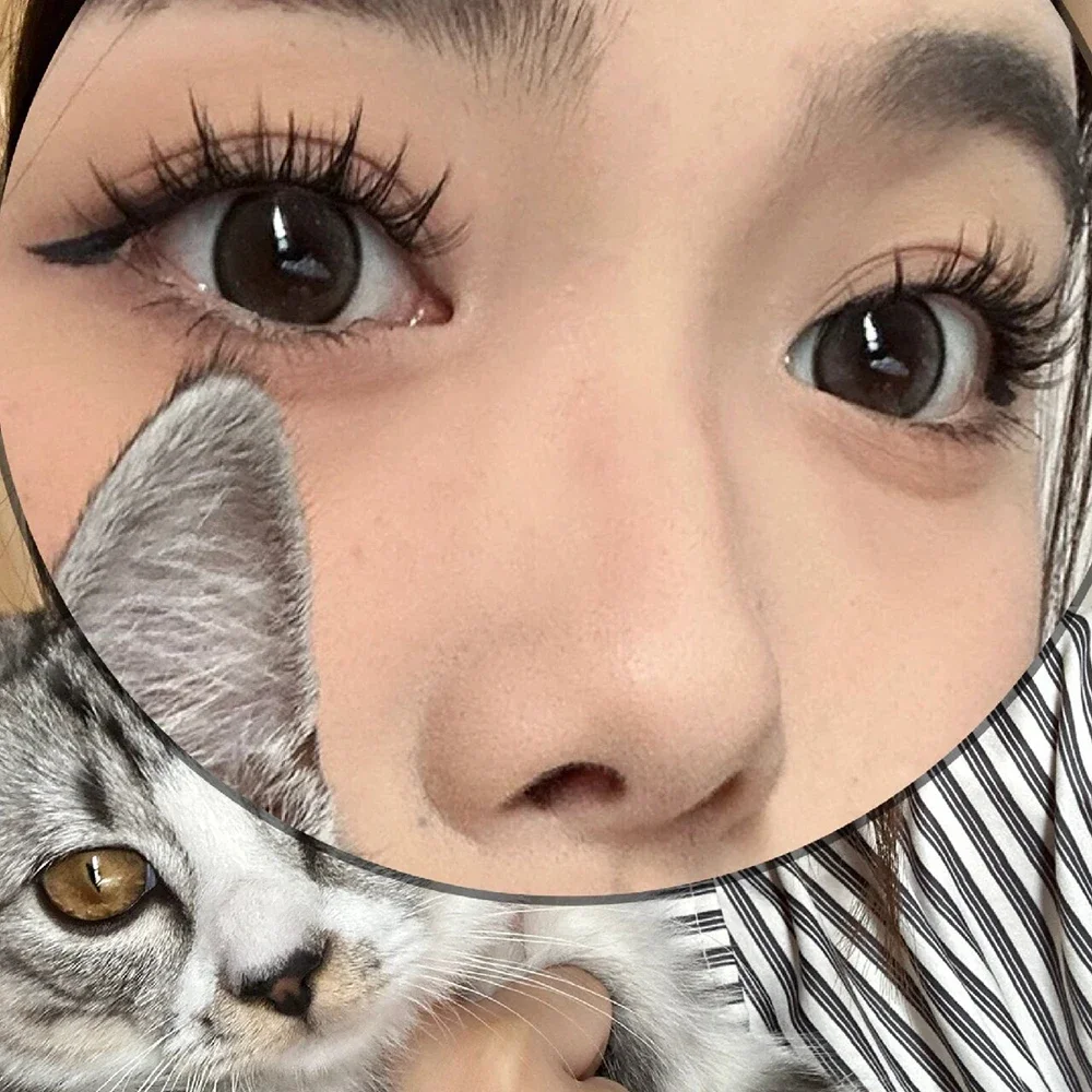 No Need Glue Self-adhesive False Eyelashes Natural Lively Thick Dense Segmented Lashes Individual Cluster DIY Anime Eyes Makeup