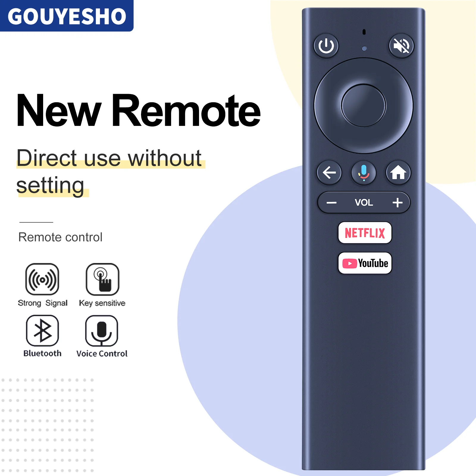 New Remote Control for Dynalink Android TV Box WH-6136