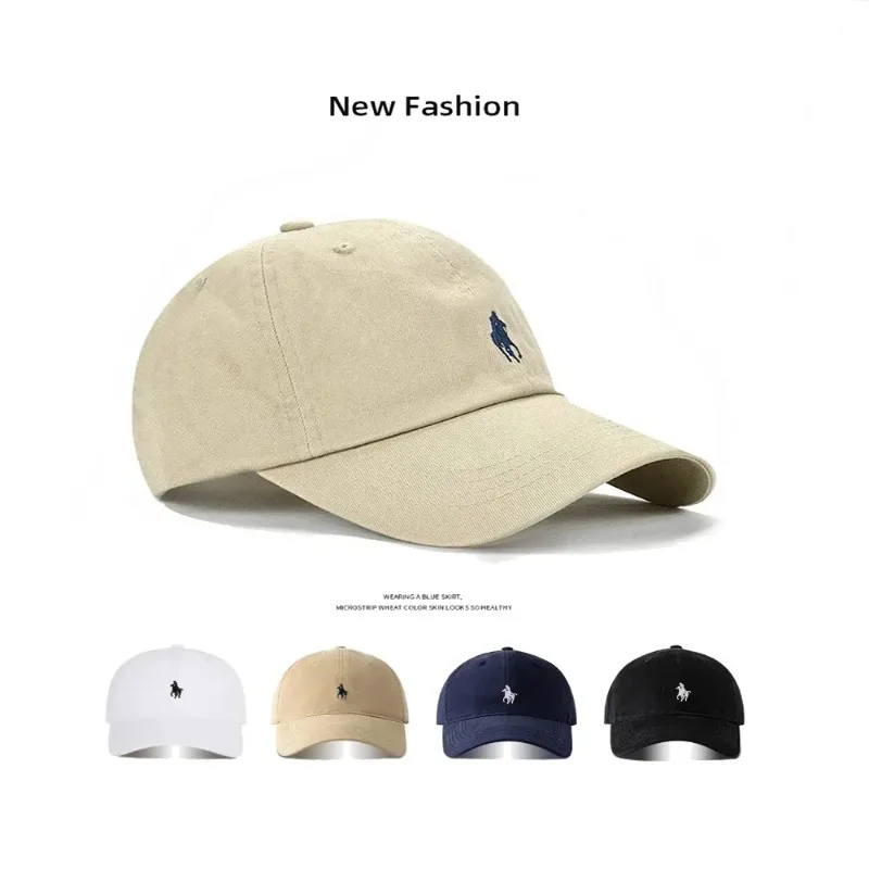 

Boné de beisebol unissex moda feminina chapéus algodão pai polo bordado boné casual beisebol macio respirável golfe boné de sol.